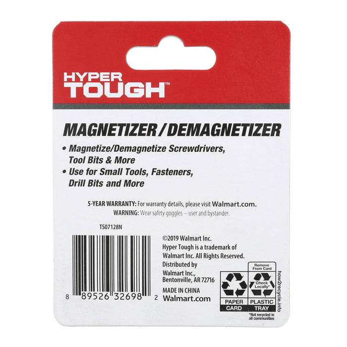 Hyper Tough Screwdriver Magnetizer / Demagnetizer TS07108N