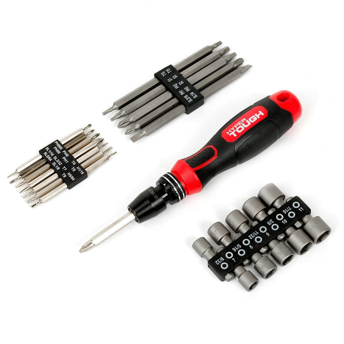 Hyper Tough 24-Piece Quick-Load Screwdriver Set