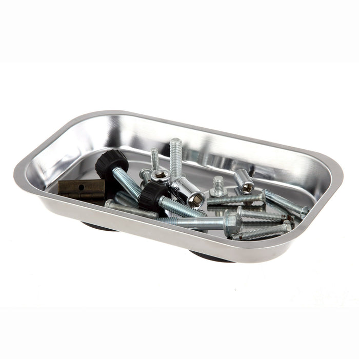 Hyper Tough 9.5 inch x 5.5 inch Stainless Steel Magnetic Parts and Tools Tray Organizer TS07109J, New Condition