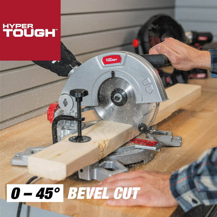 Hyper Tough 7-1/4 inch 9 amp Miter Saw, 91006