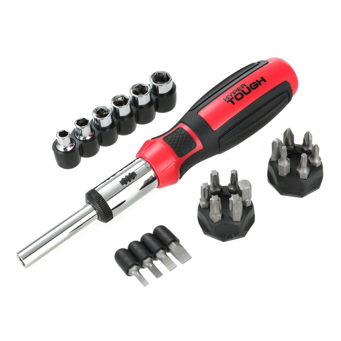 Hyper Tough 23 Piece Ratchet Screwdriver Set