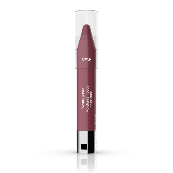 Neutrogena MoistureSmooth Color Stick Lipstick, Wine Berry,.011 oz