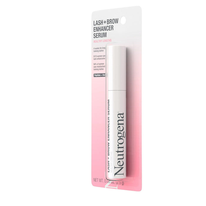 Neutrogena Lash + Brow Enhancer Serum with Biotin & Peptides, 0.08 oz