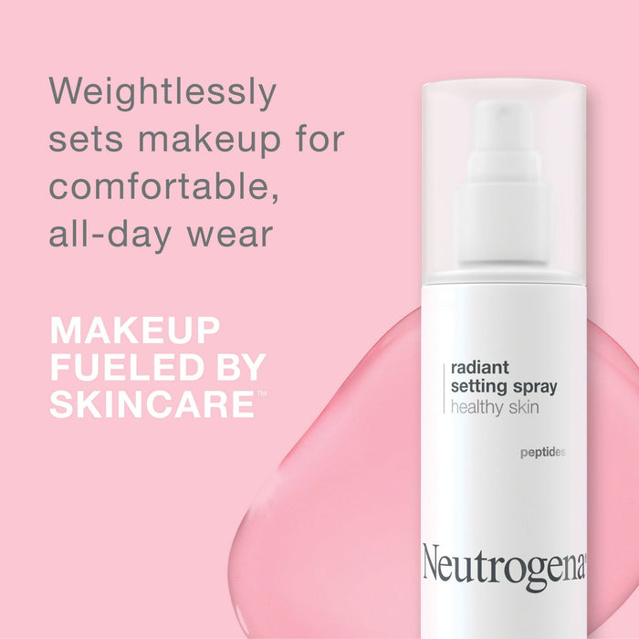 Neutrogena Radiant Makeup Setting Spray with Peptides, 3.4 fl. oz