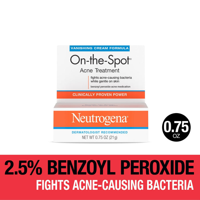 Neutrogena On-The-Spot Acne Treatment, 2.5% Benzoyl Peroxide, 0.75 oz