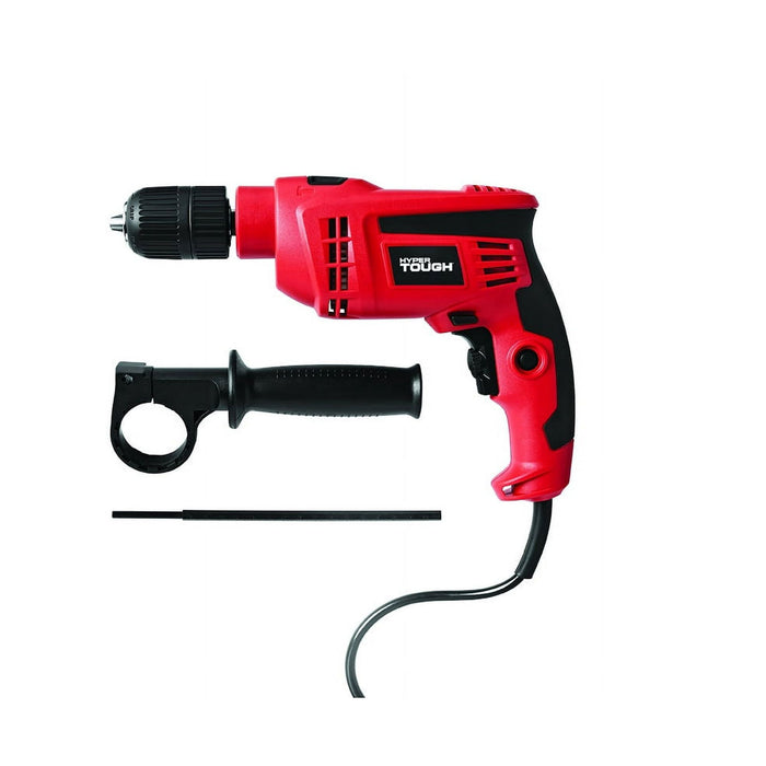 Hyper Tough 6-Amp 1/2-Inch Corded Hammer Drill, Keyless Chuck, DL1137