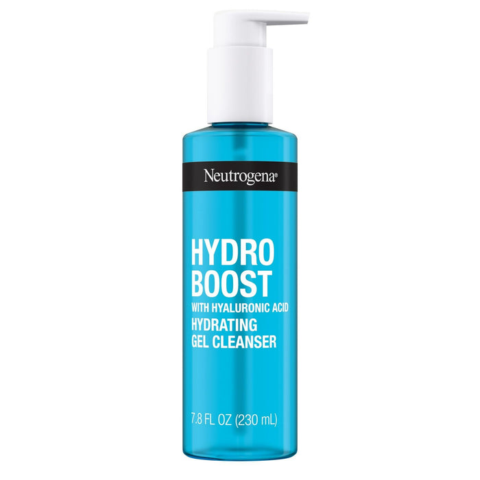 (2 pack) Neutrogena Hydro Boost Hydrating Hyaluronic Acid Gel Facial Cleanser and Face Wash, 7.8 oz