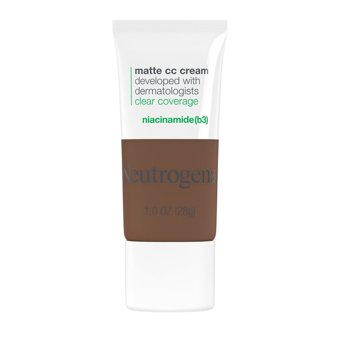 Neutrogena Clear Coverage Flawless Matte CC Cream, Truffle, 1 oz