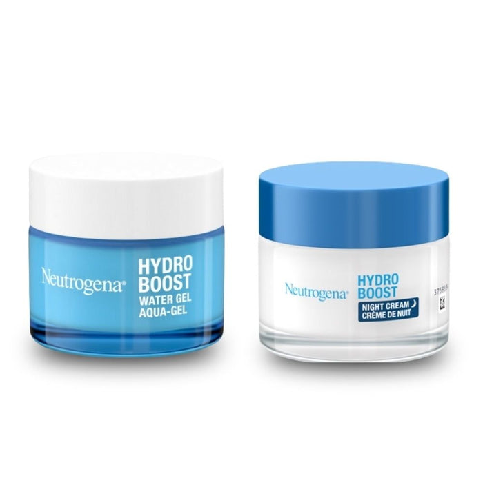 Neutrogena Hydro Boost Hydration Routine: Water Cream & Serum, 2 Items