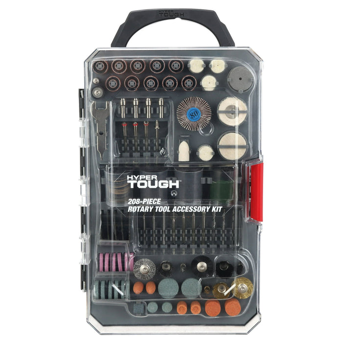 Hyper Tough Rotary Tool & 208-Piece Rotary Tool Accessory Kit