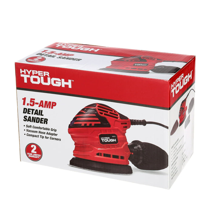 HyperTough 1.5-Amp Detail Sander with Sand Paper, Corded, AQ20037G