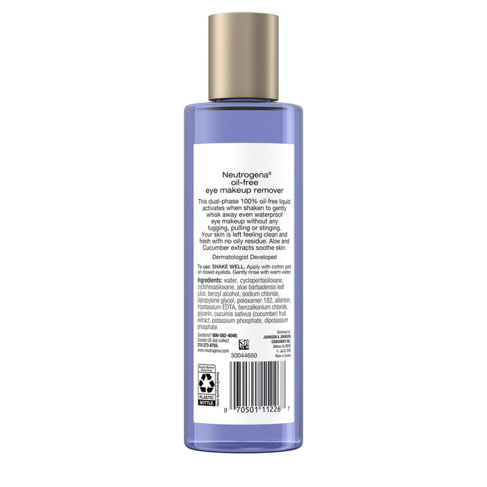 Neutrogena Gentle Oil-Free Eye Makeup Remover & Cleanser, 8.0 fl. oz.