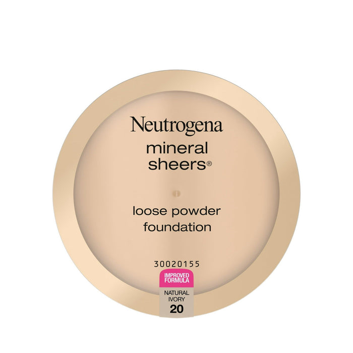 Neutrogena Mineral Sheers Powder Foundation, Natural Ivory 20,.19 oz