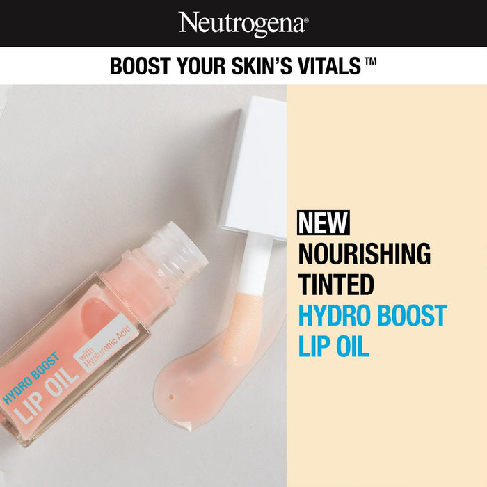 Neutrogena Hydro Boost Lip Oil, Light Pink, .2 oz