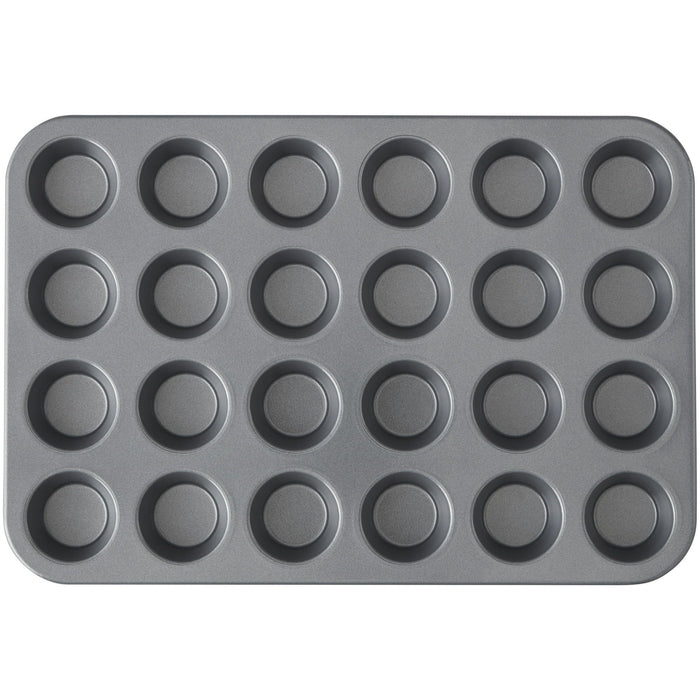 Wilton Bake It Simply Extra Large Non-Stick Mini Muffin Pan, 24-Cup