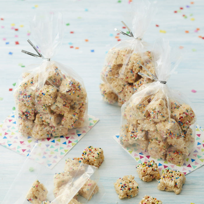 Wilton Treat Bags, Clear, 50 Ct For Cake Pops, Cookies, Brownies, And Other Tasty Gifts Or Goodie Bags