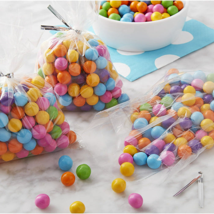 Wilton Treat Bags, Clear, 50 Ct For Cake Pops, Cookies, Brownies, And Other Tasty Gifts Or Goodie Bags