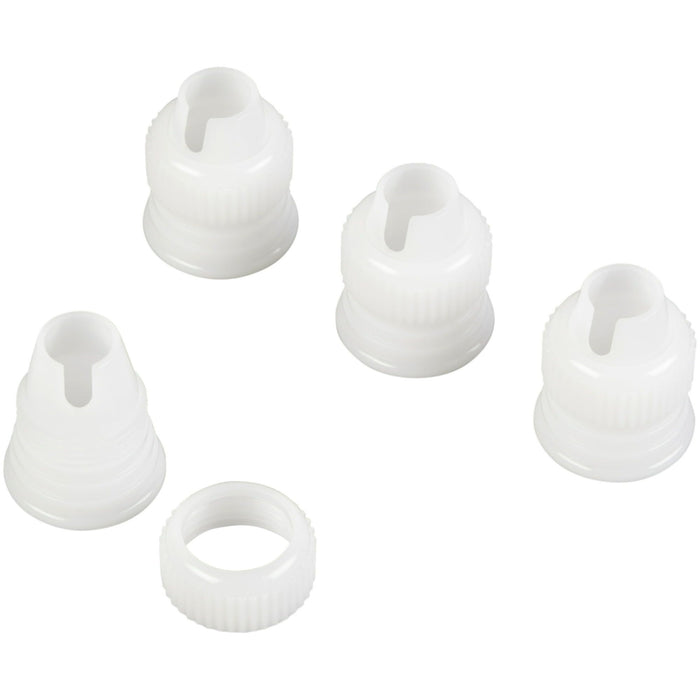 Wilton Decorating Coupler Set, 4-Count, Plastic, White