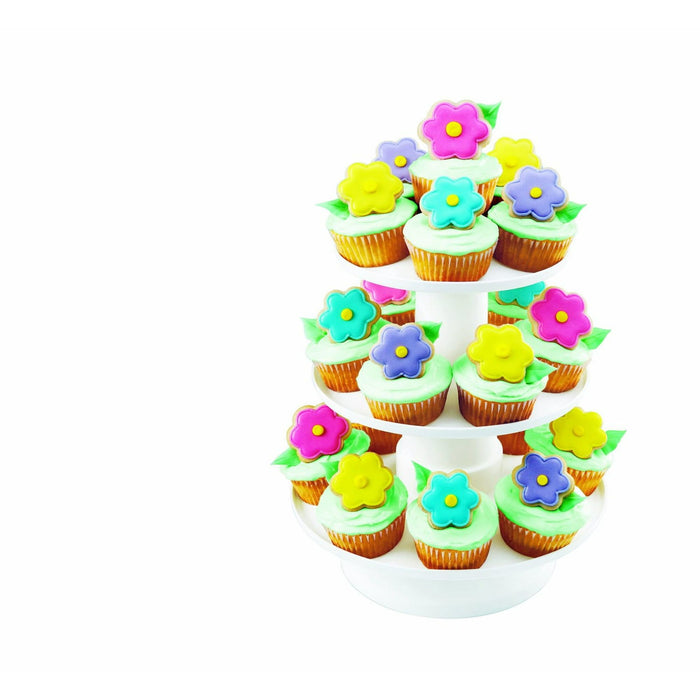 Wilton Stacked 3-Tier Cupcake and Dessert Tower, 1.8 lb