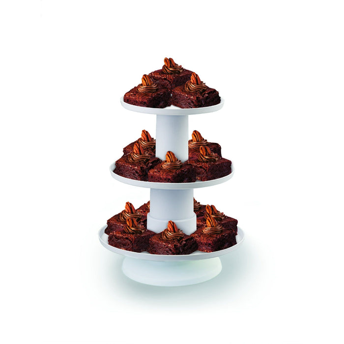 Wilton Stacked 3-Tier Cupcake and Dessert Tower, 1.8 lb