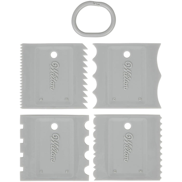 Wilton Small Icing Combs Set, 4-Piece