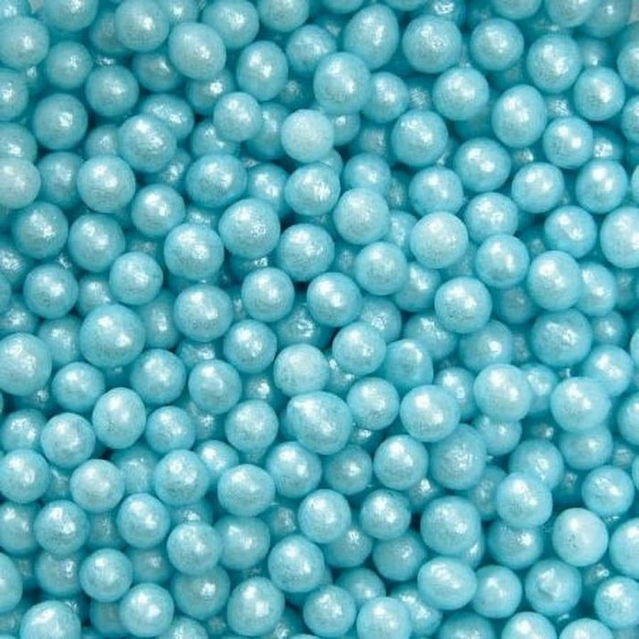 Wilton Blue Sugar Pearls, Blue Sprinkles Cakes, Cupcakes, Cookies or Molded Candies, 5 oz.