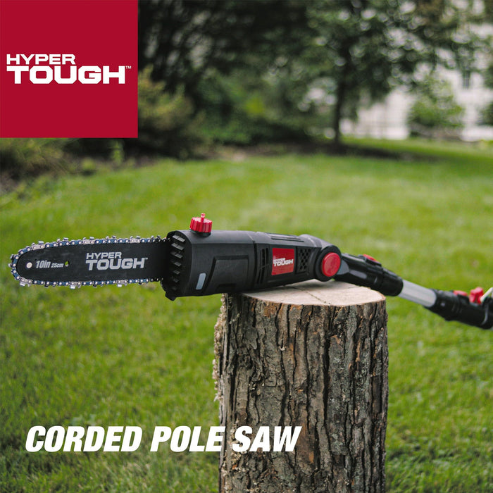 Hyper Tough 10-inch Corded 6.5-Amp Pole Saw