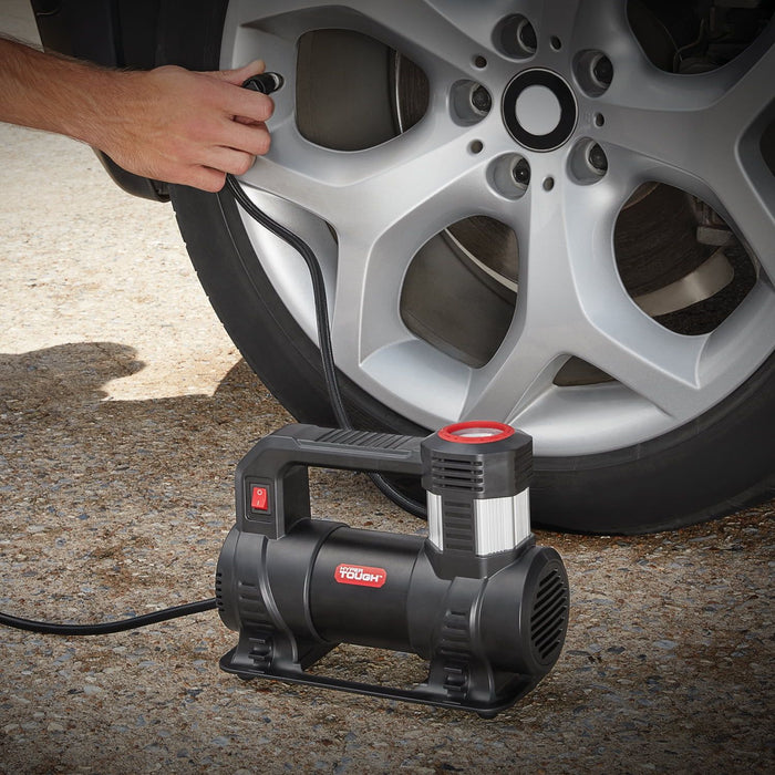 Hyper Tough AC120 Volts Tire and Multipurpose Inflator, Garage Inflator