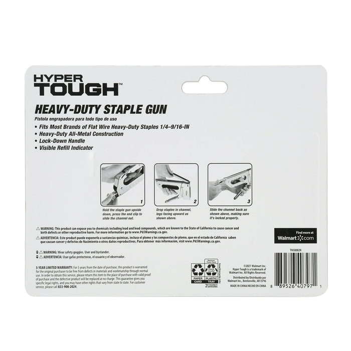 Hyper Tough Heavy Duty Staple Gun, New Condition