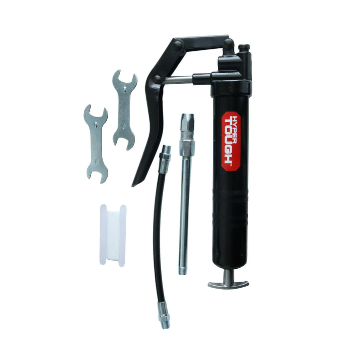 Hyper Tough Compact Grease Gun with Pistol Grip Handle