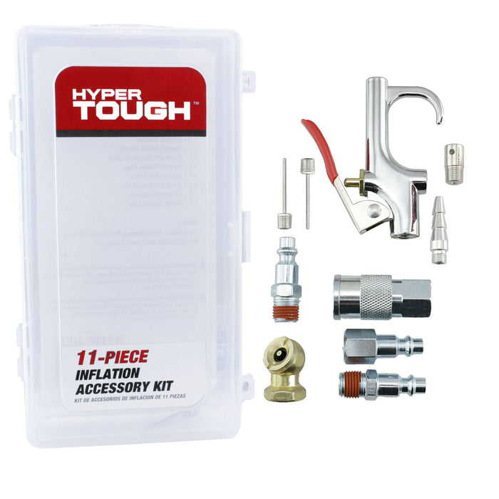 Hyper Tough HT11PCAAK 11-Piece Inflation Accessory Kit