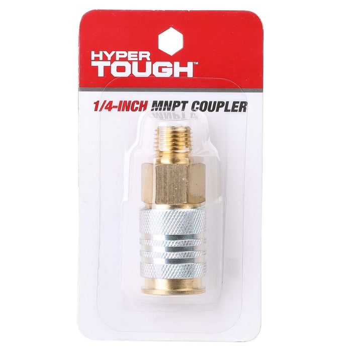 Hyper Tough 1/4-inch MNPT Universal Air Line Coupler, Model Number 13-513HT