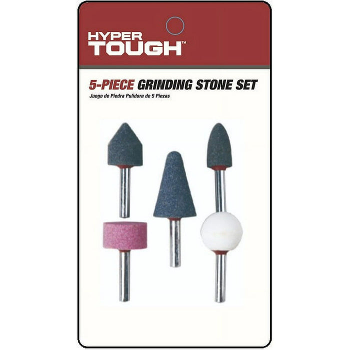 Hyper Tough Three Color/Grit Grinding Stone Set 5 Piece