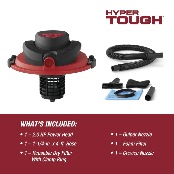 HyperTough 5 Gallon Wet/Dry Vacuum Powerhead Bucket Head Converter