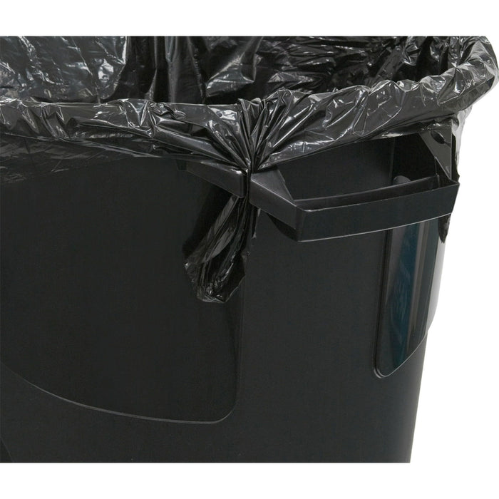 Hyper Tough 32 Gallon Heavy Duty Plastic Garbage Can, Included Lid, Indoor/Outdoor, Black