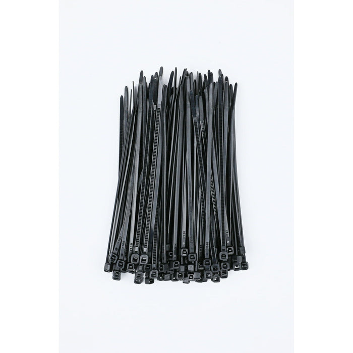 Hyper Tough 4inch Cable Tie Uv Black 100Pcs