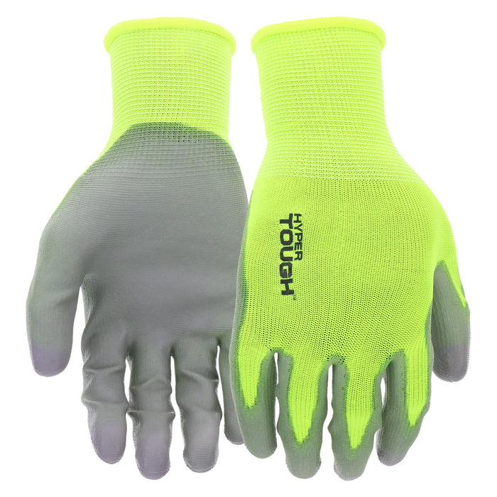 Hyper Tough Multipurpose Touchscreen Workwear Safety Gloves, Size Large, 3 Pack