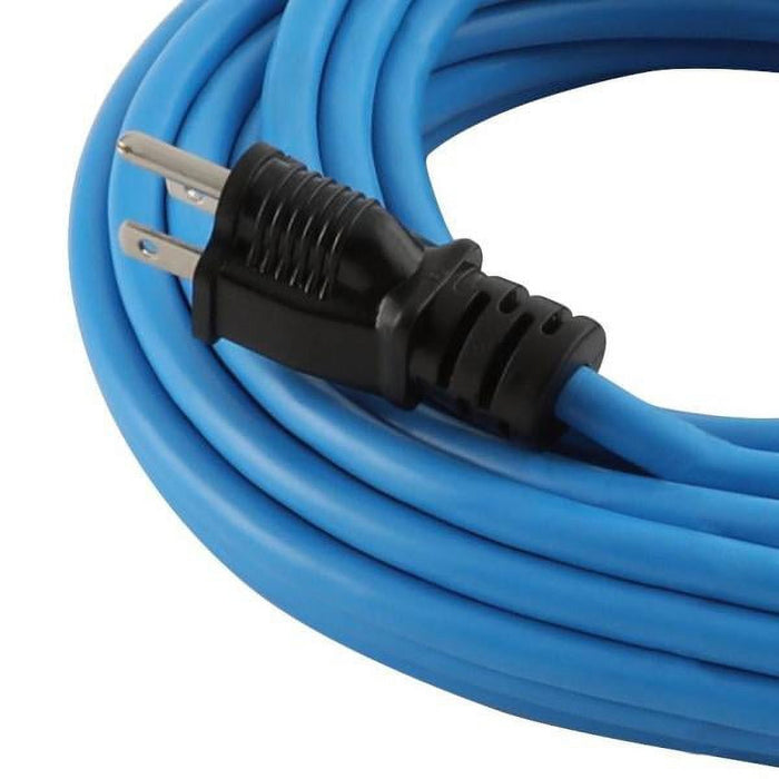 Hyper Tough 100FT 16 AWG 3 Prong Single Outlet Indoor/Outdoor Cold Weather Extension Cord Blue