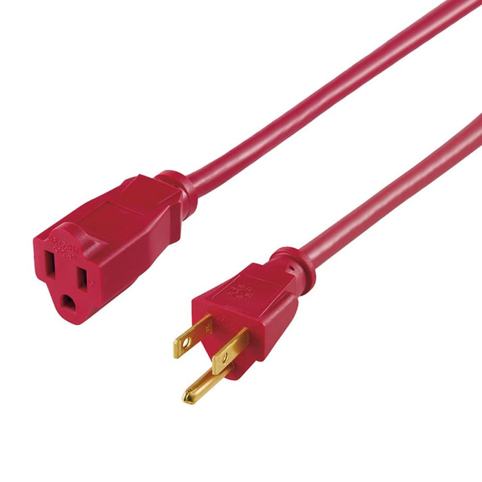 Hyper Tough 50FT 14AWG 3 Prong Red For Indoor and Outdoor Use Extension Cord