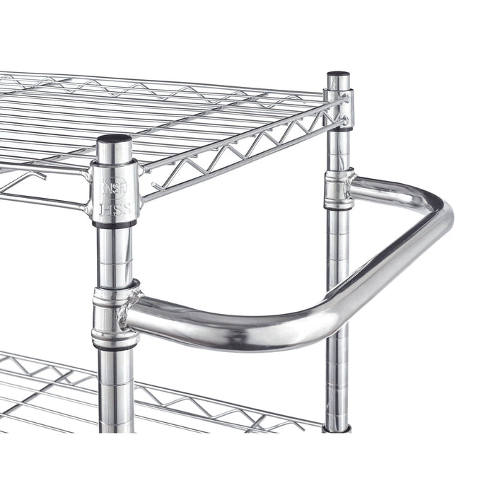 Hyper Tough Cart 3-Tier 36" H x 30" W x 16" D, 495lb Total Capacity