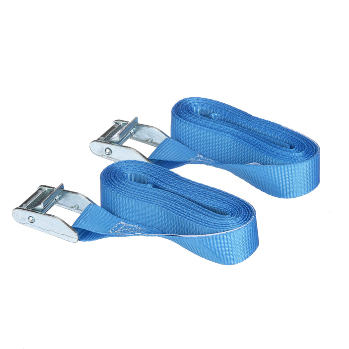 Hyper Tough 13 ft x 1 in Cam Buckle Lashing Strap Tie Down, 200 lbs., 2 Pack