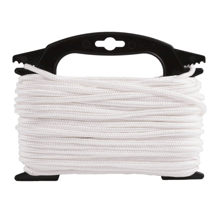 Hyper Tough, Item ND6100-HT, Nylon Blend Diamond Braid Rope, White, 3/16" x 100', 1 Each