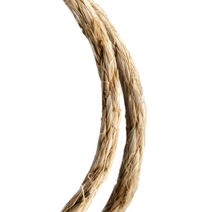 Hyper Tough Item# 8025L-4HT, Sisal Twisted 3/8" x 50' Natural Color Fiber Rope. 1 Each