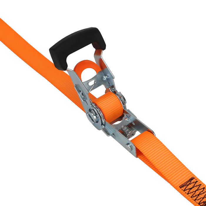 Hyper Tough Brand 1'x14' Tie-Downs Ratchet 1000lbs Work Load with "S" Hooks 2 - Pack