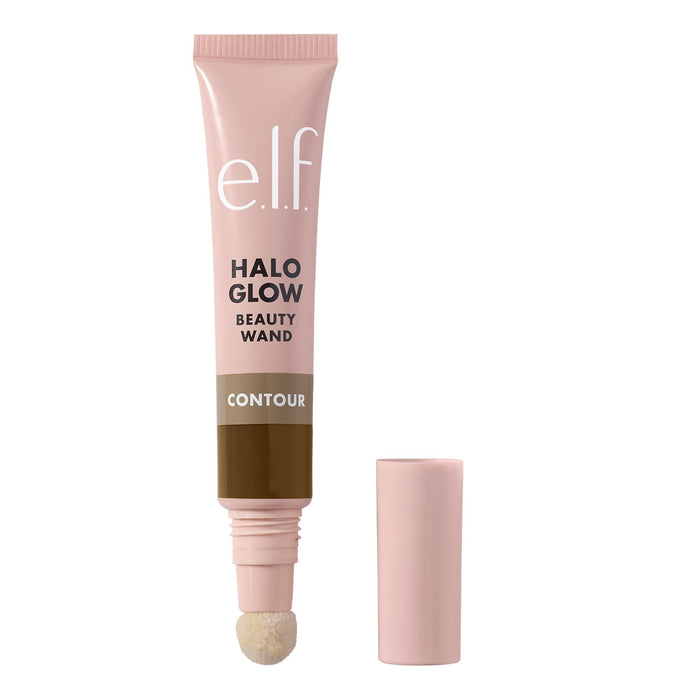 e.l.f. Halo Glow Contour Beauty Wand, Medium/Tan, 0.33 fl oz