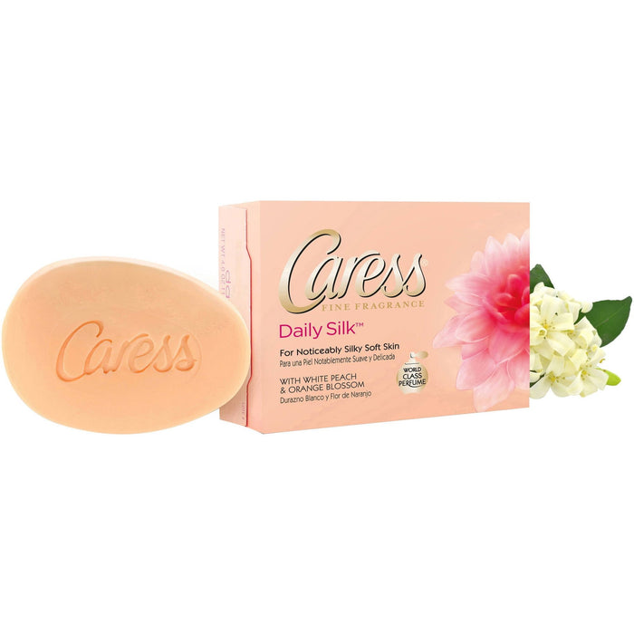 Caress Beauty Bar Daily Silk, 3.15 oz, 6 Bar (Packaging May Vary)