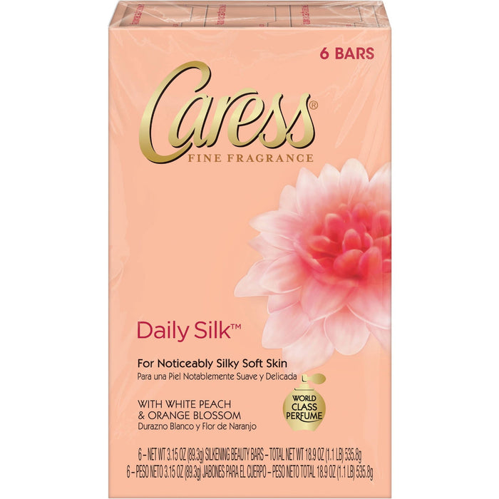 Caress Beauty Bar Daily Silk, 3.15 oz, 6 Bar (Packaging May Vary)