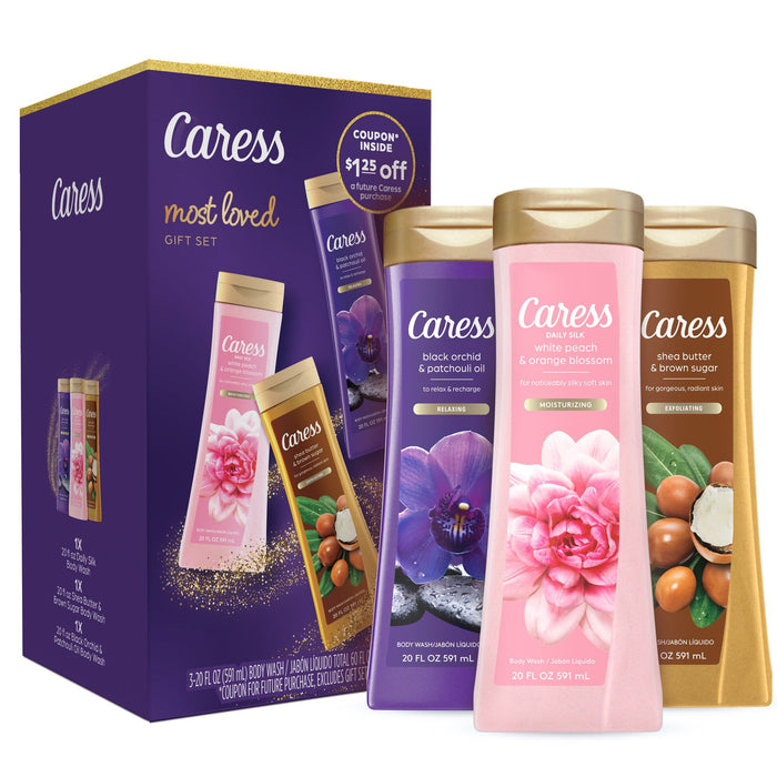 Caress Most Loved Body Wash for Women Skincare Gift Set