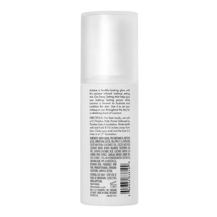 e.l.f. Dewy Coconut Setting Mist, 2.7 fl oz