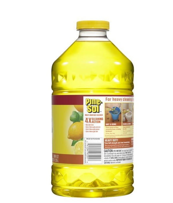 Pine-Sol Multi-Surface and Multi-Ppurpose Cleaner, Lemon Fresh, 100 fl oz